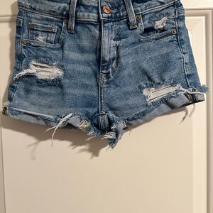 American eagle junior denim jean shorts